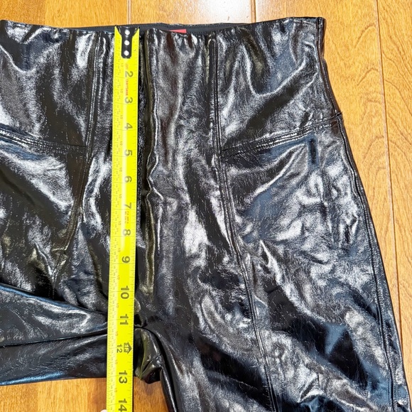 Spanx Faux Patent Leather Leggings Black M - Picture 12 of 12